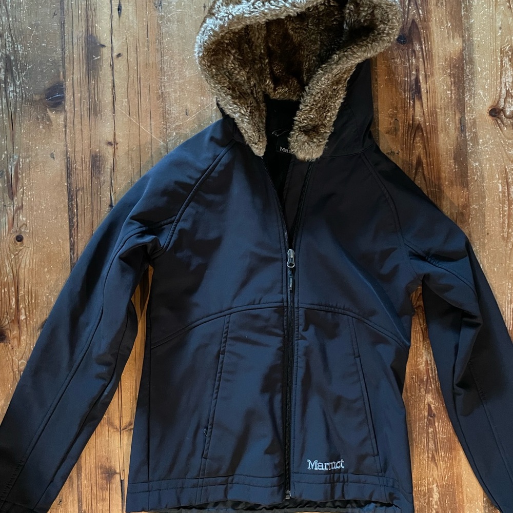 Marmot Hooded Black jacket